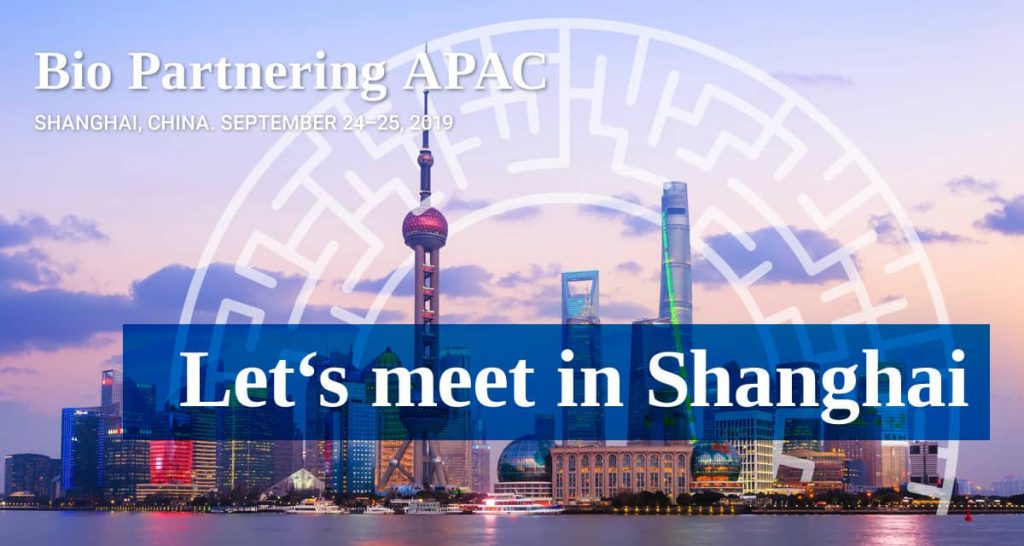 Experimentica at Bio Partnering event in Shanghai 2019
